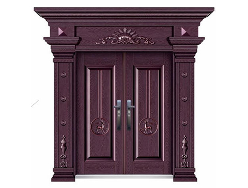 DH-8817上锦名城双开门精雕真红铜