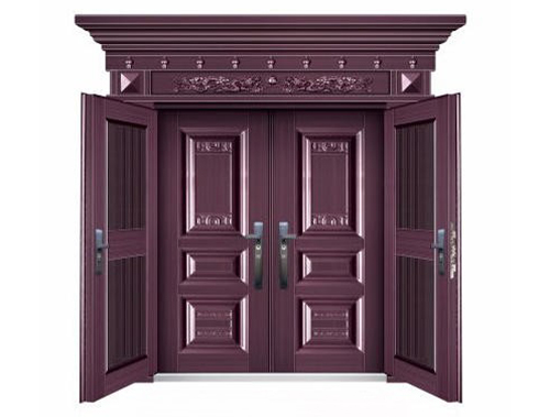 DH-8822门庭焕彩复合门真红铜