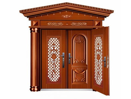 DH-8823田园风情复合门仿红铜