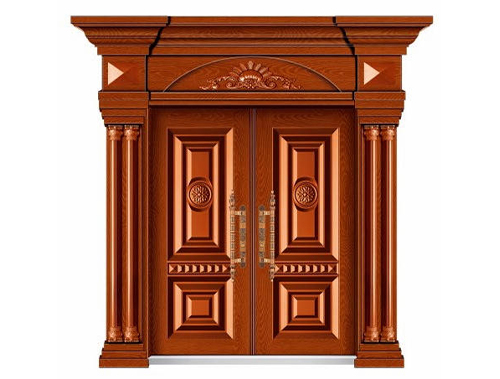 DH-8826风调雨顺双开门精雕仿红铜